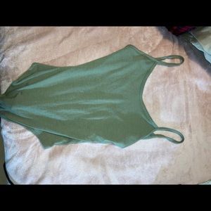 Green small size bodysuit